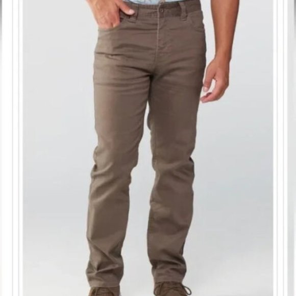 prAna Bridger Slim Fit Jeans Pants Men's 38 x 32 Stretch Twill Gorpcore Outdoor - Picture 1 of 12